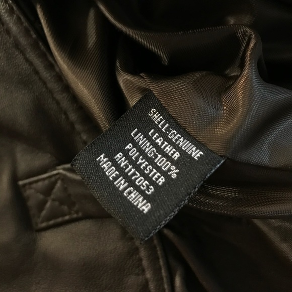 United face ruffled leather jacket - Picture 7 of 12